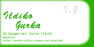 ildiko gurka business card