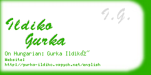 ildiko gurka business card